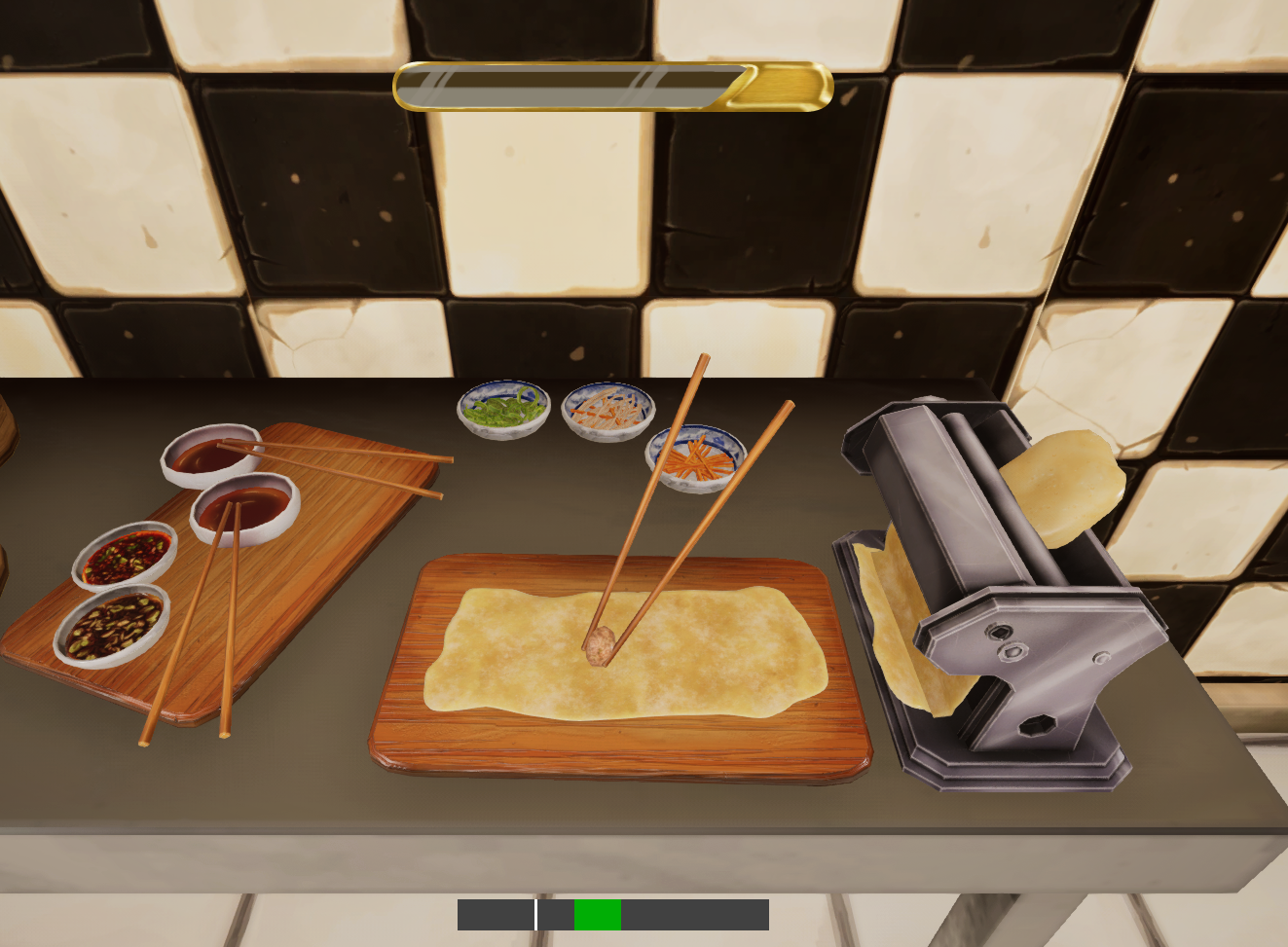 Kitchen furnishing information panel
