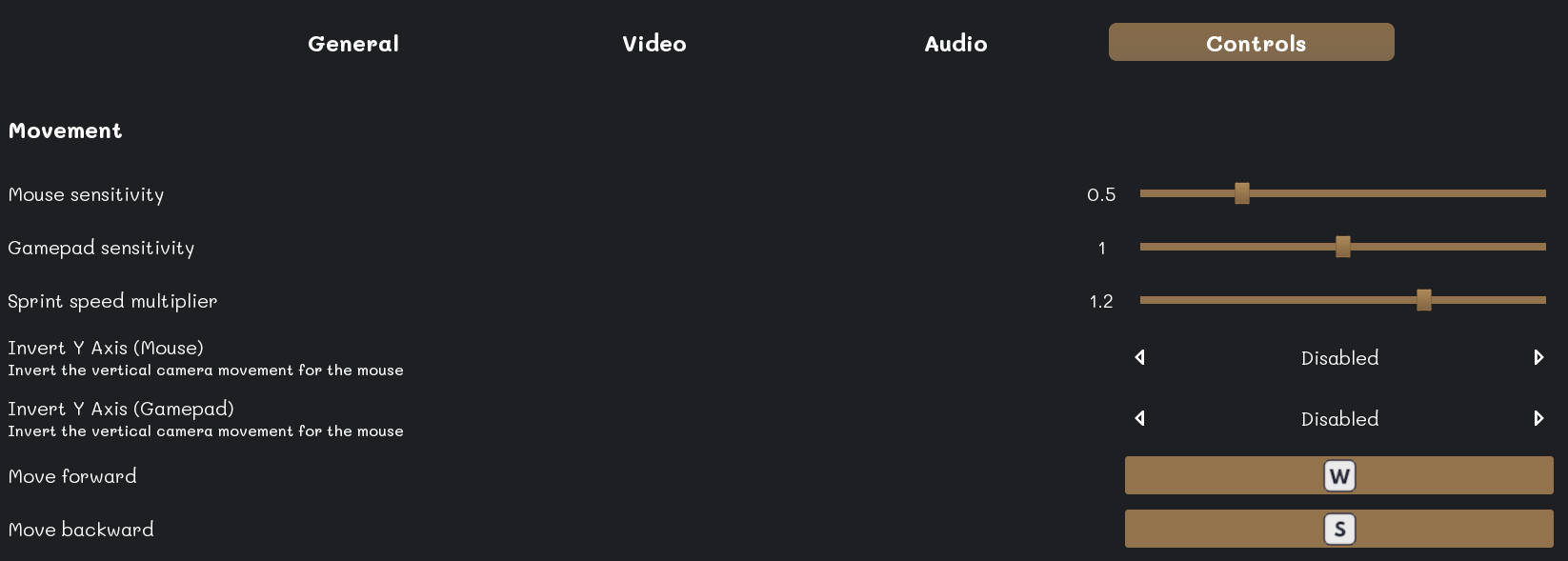 Sprint Speed Multiplier option in the control settings