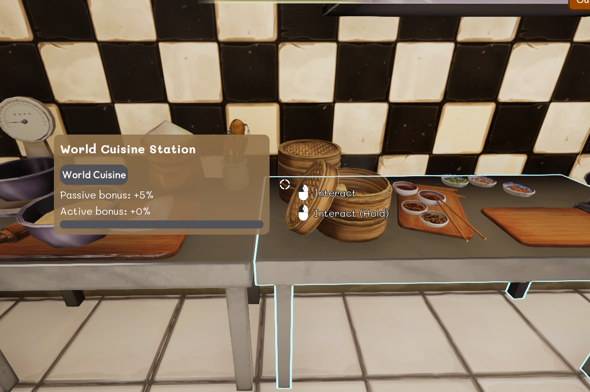 Kitchen furnishing information panel
